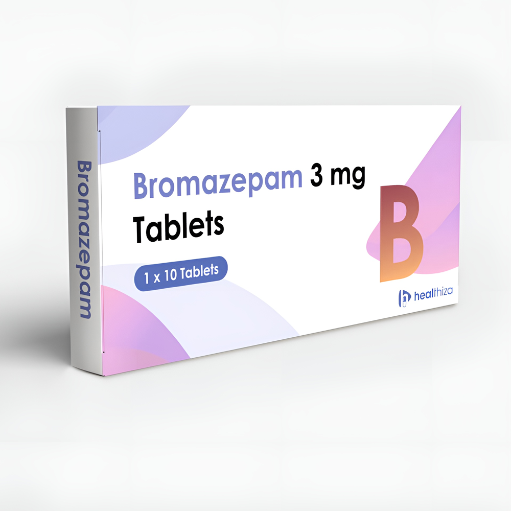 Таблетки Бромазепам 3 мг от Healthiza — мониторинг доступности препарата в России и цены